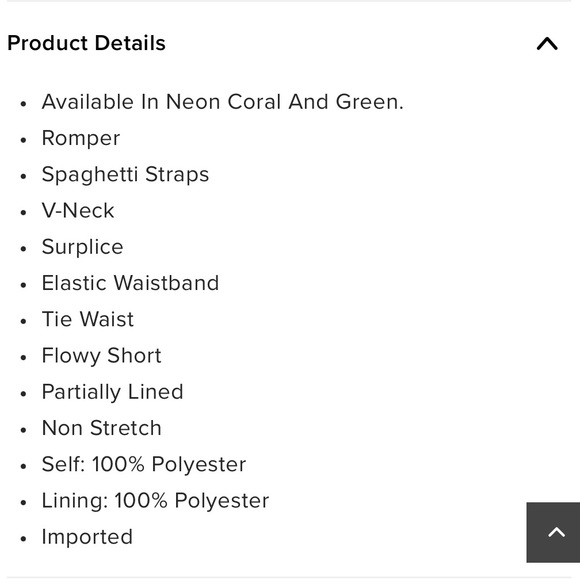 Fashion Nova Neon Coral Chiffon Romper NWT - Picture 12 of 13